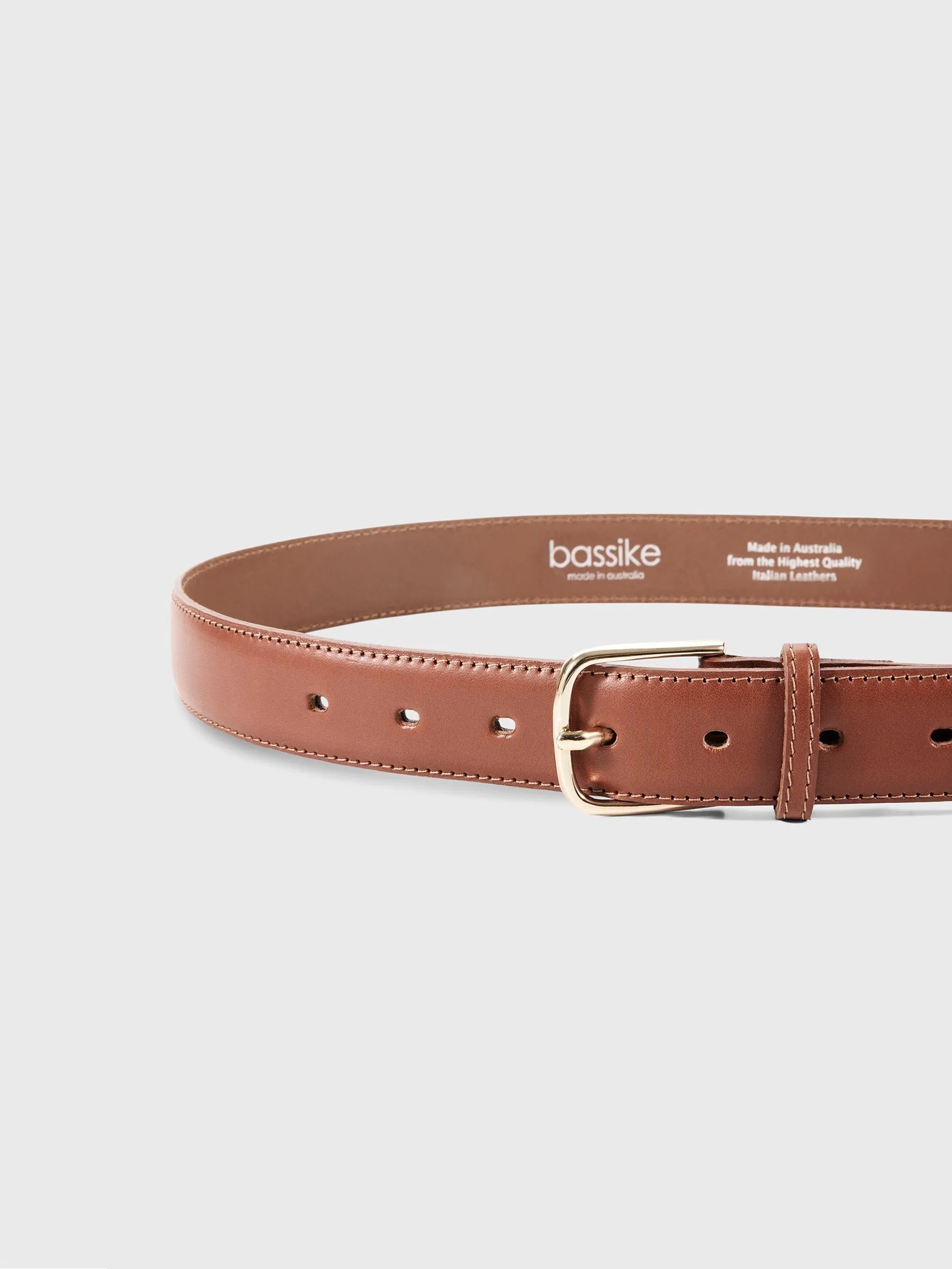 featheredge leather belt