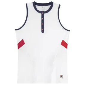 Fila Women's Heritage Essentials Full Coverage Tank - White