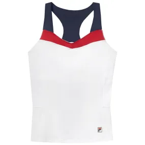 Fila Women's Heritage Essentials Racerback Tank - White