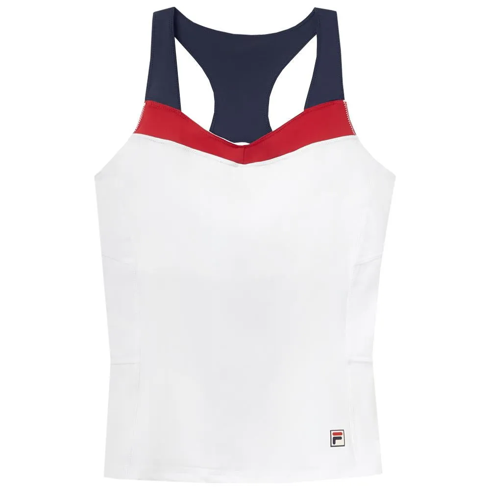 Fila Women's Heritage Essentials Racerback Tank - White