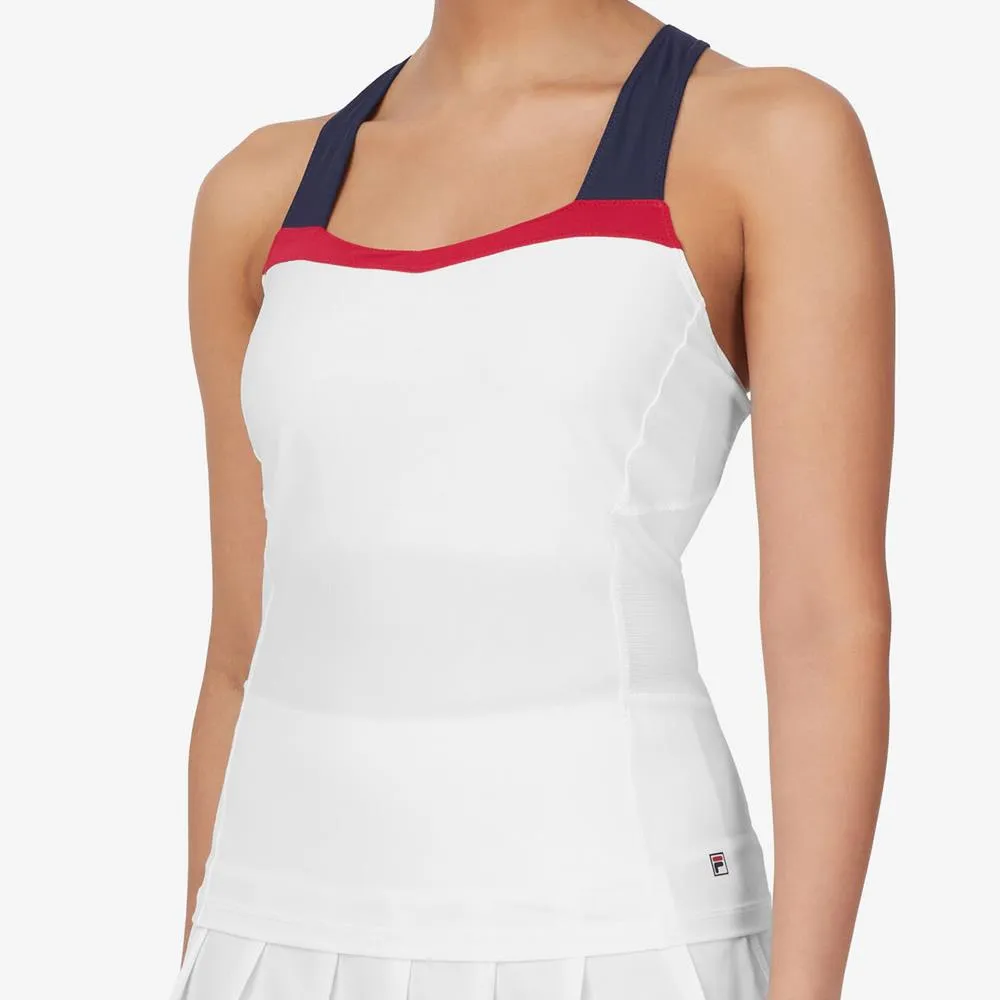 Fila Women's Heritage Essentials Racerback Tank - White