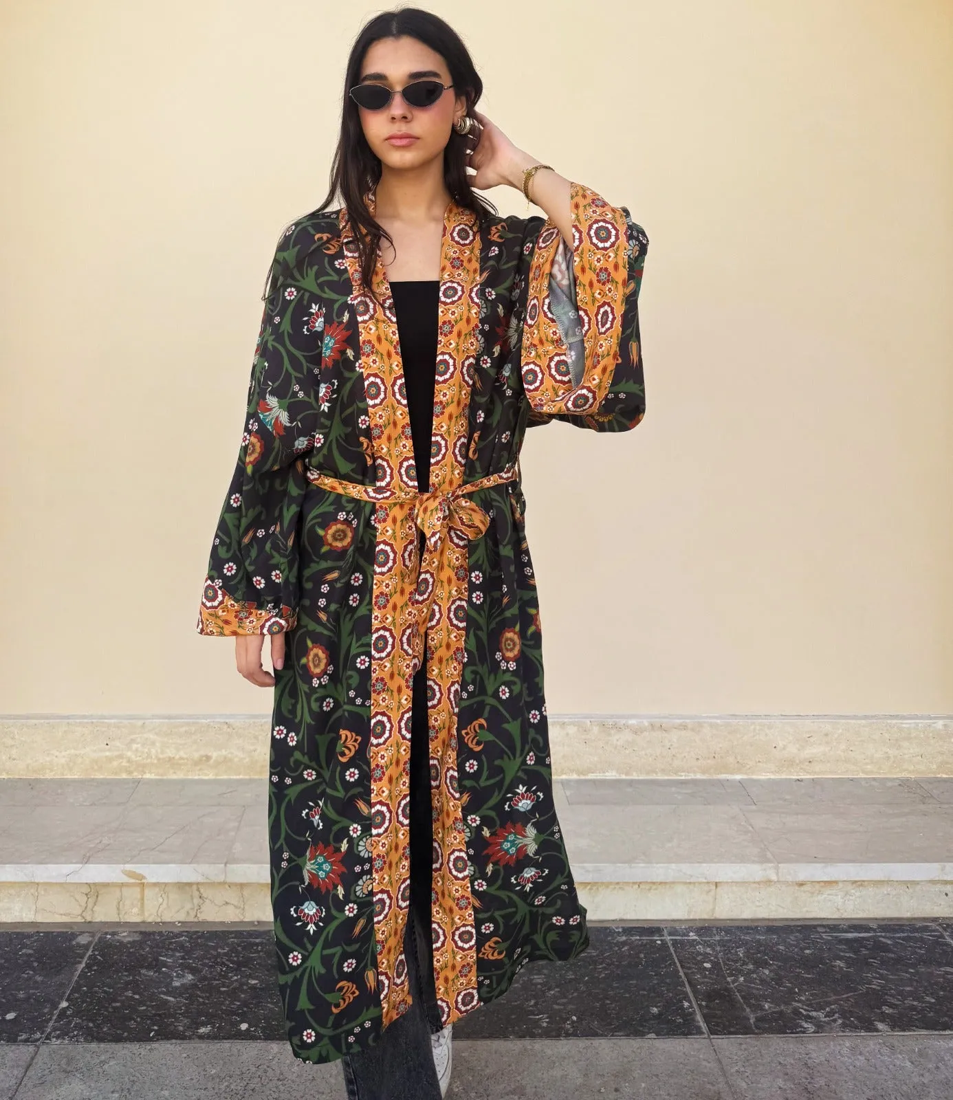 Flower Of Persia Cotton Kimono