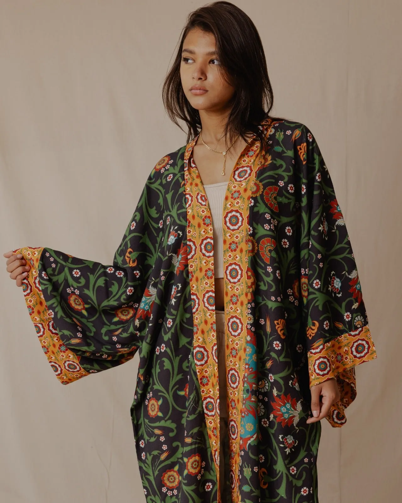 Flower Of Persia Cotton Kimono