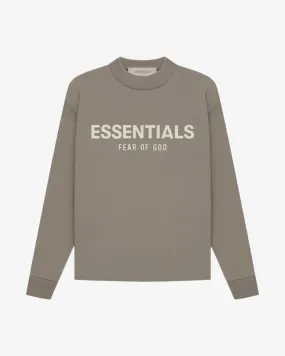 FOG ESSENTIALS SS22 KIDS DESERT TAUPE LONGSLEEVE