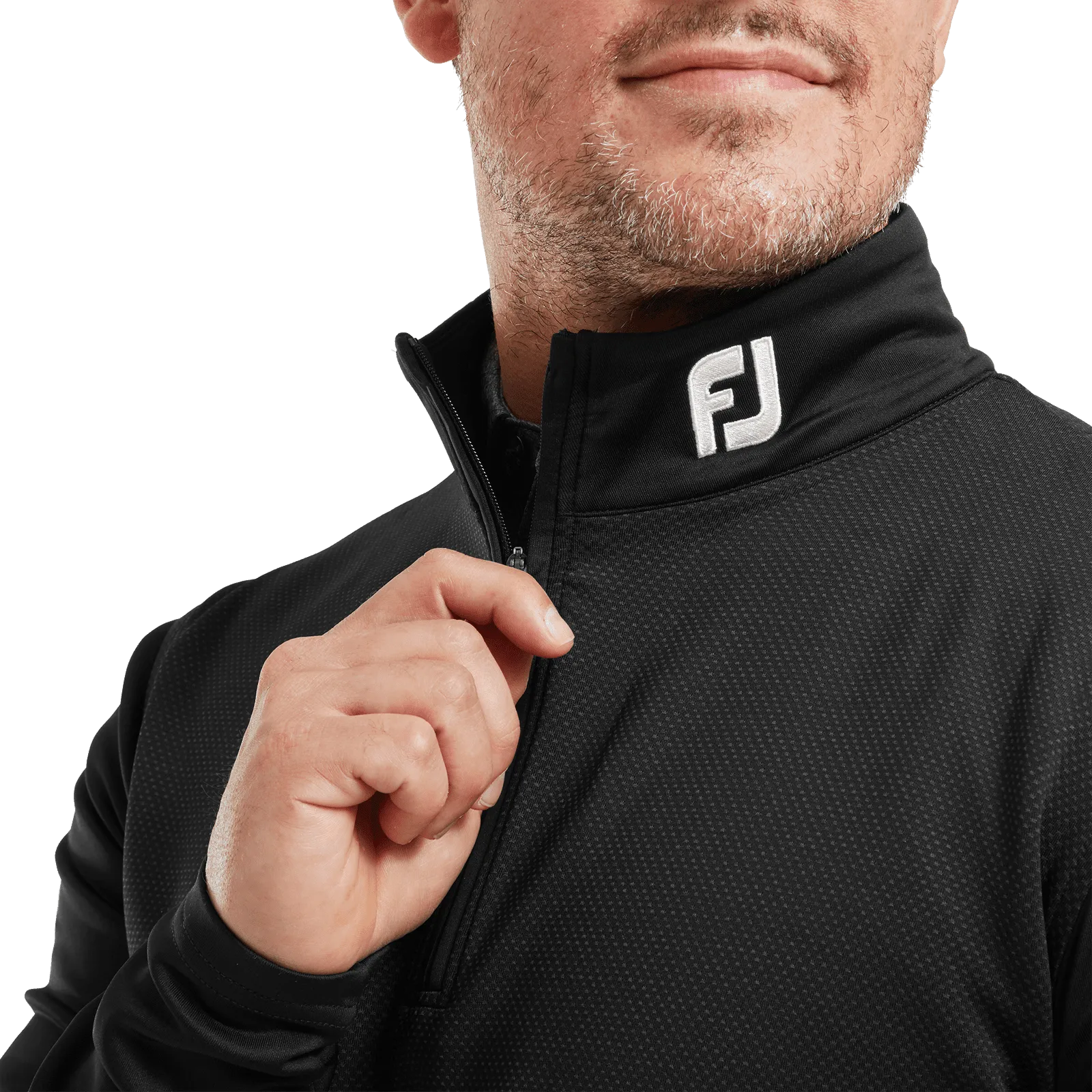 FootJoy Spacer Knit Tonal Block 1/4-Zip Golf Pullover 31941