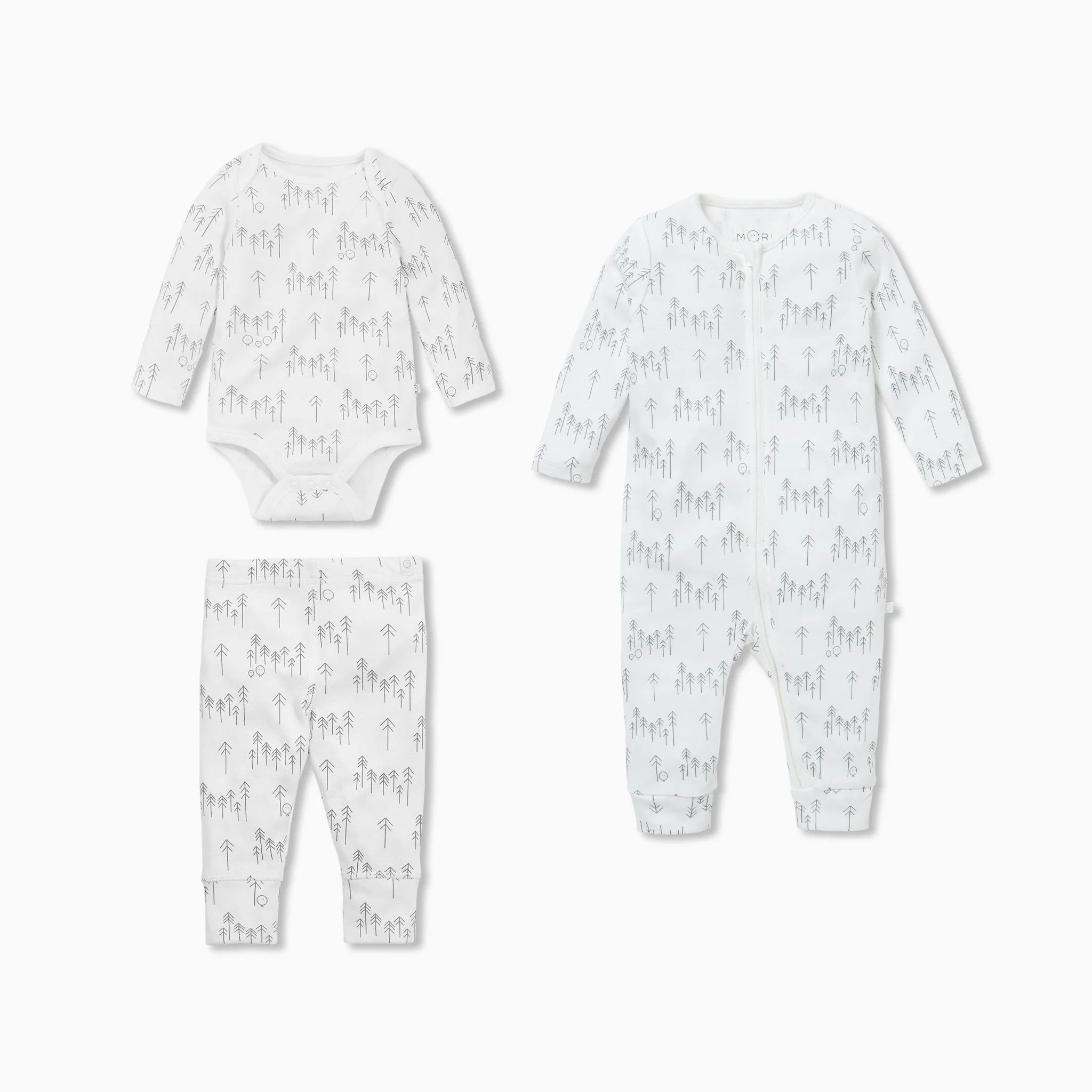 Forest Sleepsuit, Bodysuit & Leggings Set