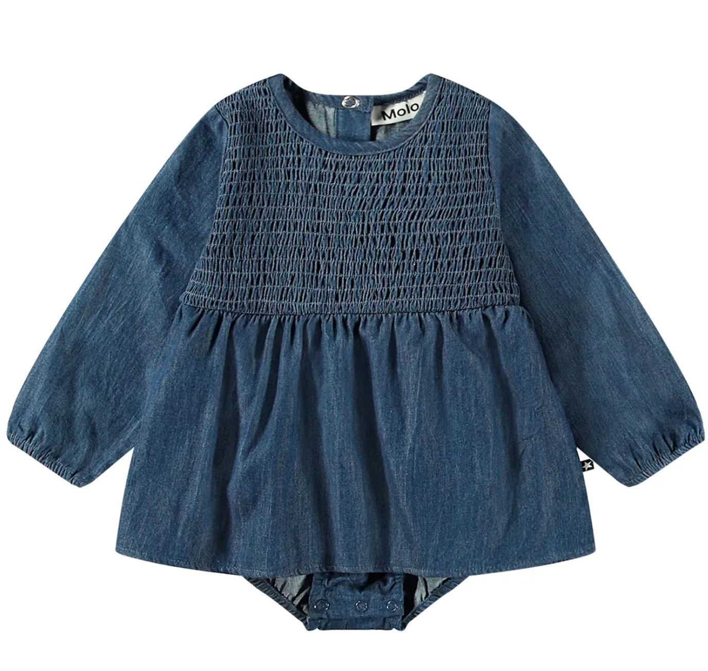 Francesca Bodysuit Mid Blue Wash 24m