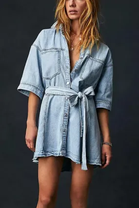 Free People: Jenny Denim Tunic