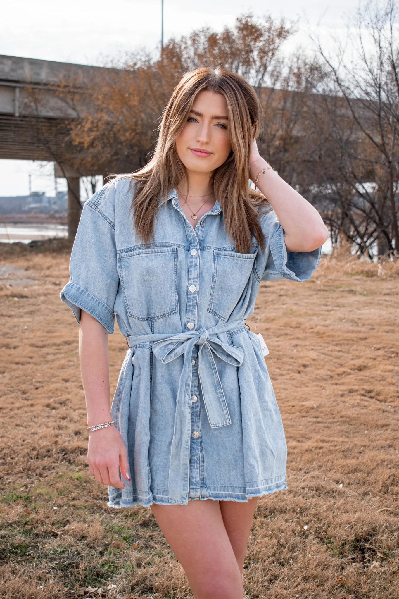 Free People: Jenny Denim Tunic