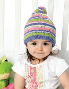 Free Striped Stretchy Hat Knit Pattern