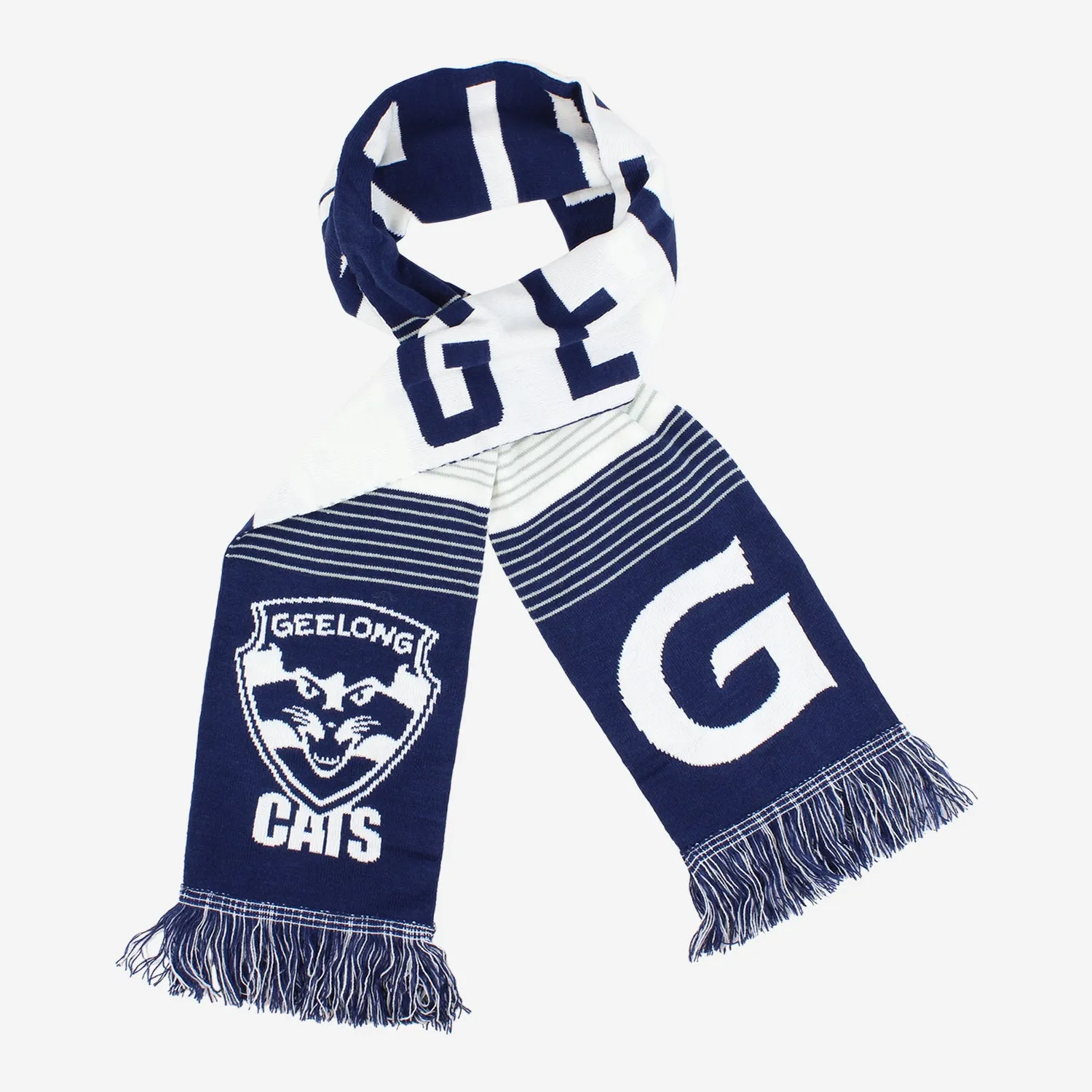 Geelong Cats Mens Adults Linebreak Scarf