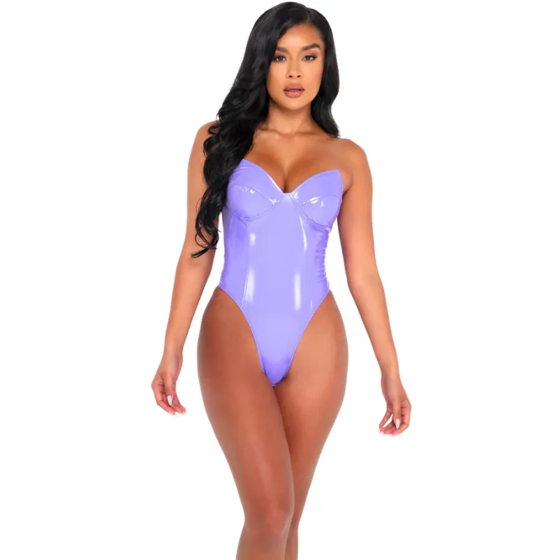 Glamonatrix Stretch Vinyl Bodysuit