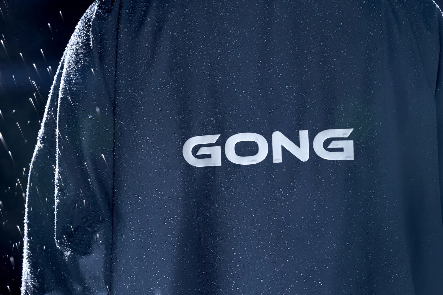 GONG | Poncho Imperméable Gris Clair