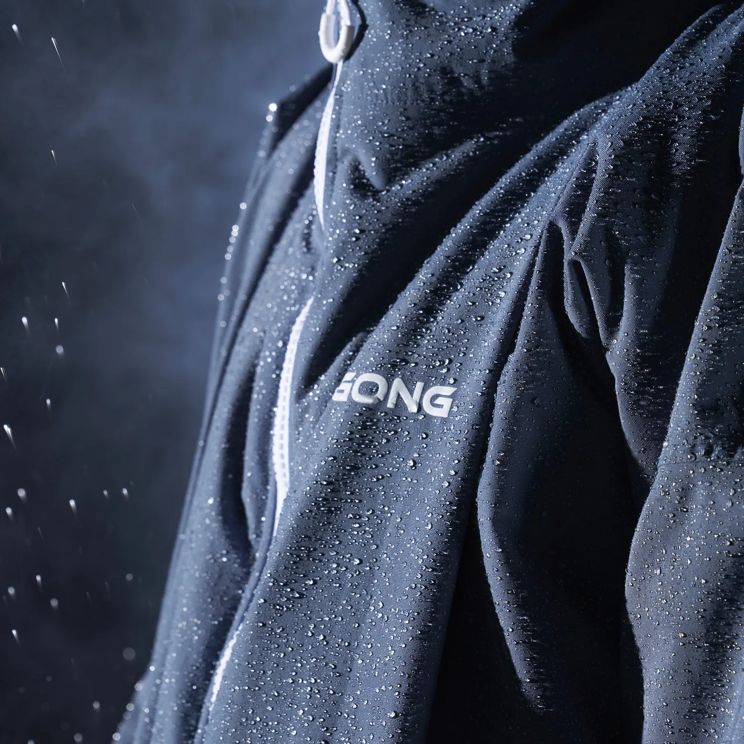 GONG | Poncho Imperméable Gris Clair