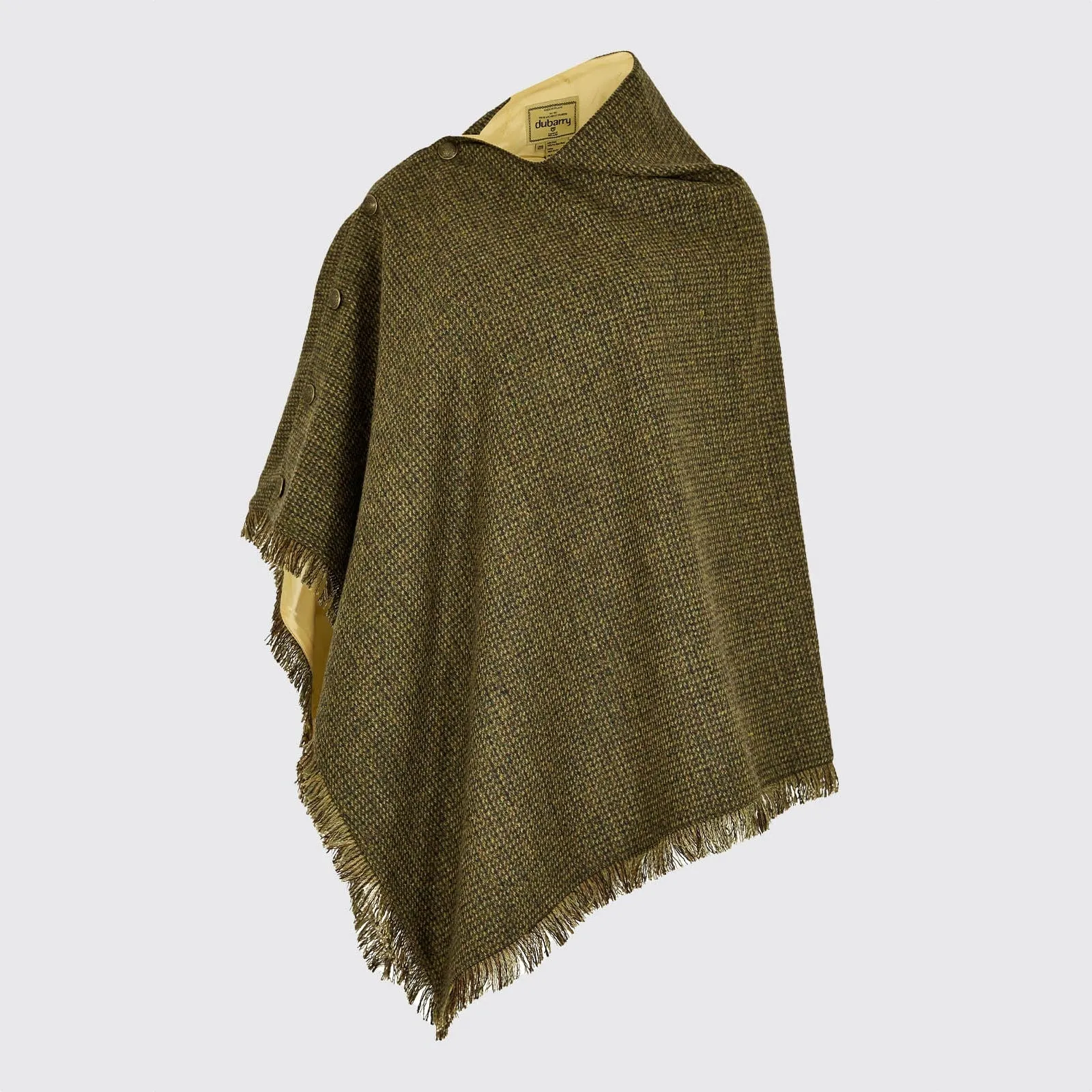 Hazelwood Tweed Poncho, Heath