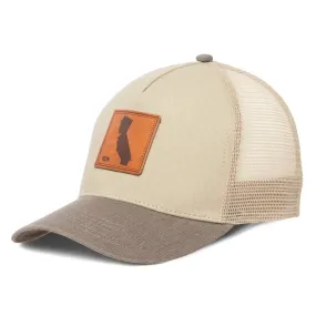 Heritage Line - Mens Beige Trucker Hat