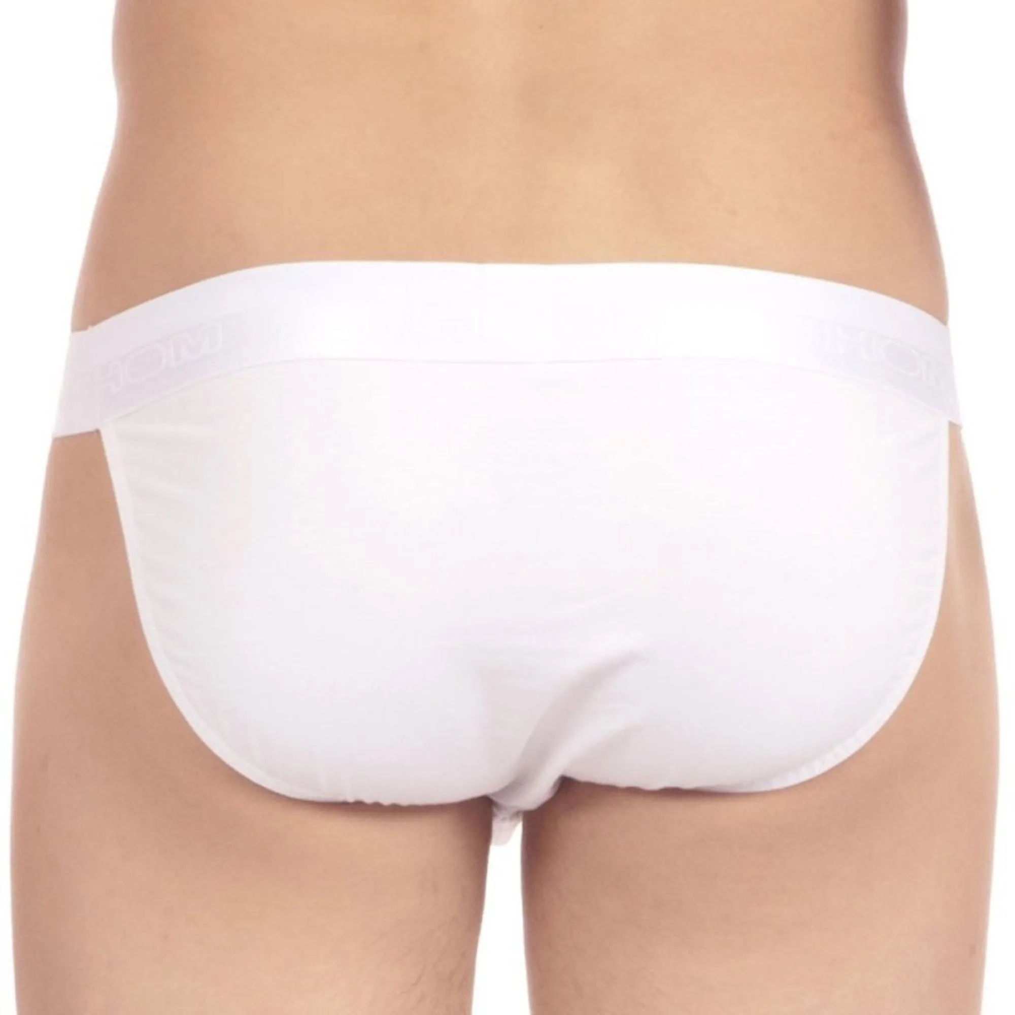 HOM TANGA BRIEFS - MEN’S TANGA BRIEFS IN WHITE