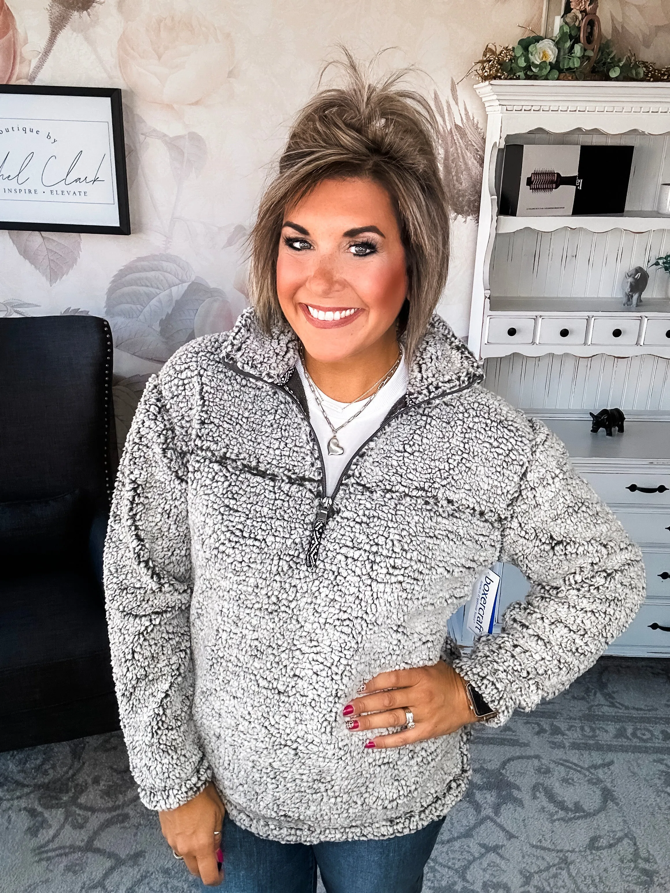 Into The Arctic Sherpa Pullover