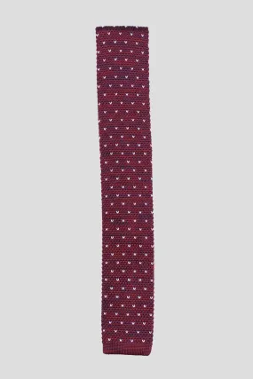 Jagger Tie Burgundy Spot