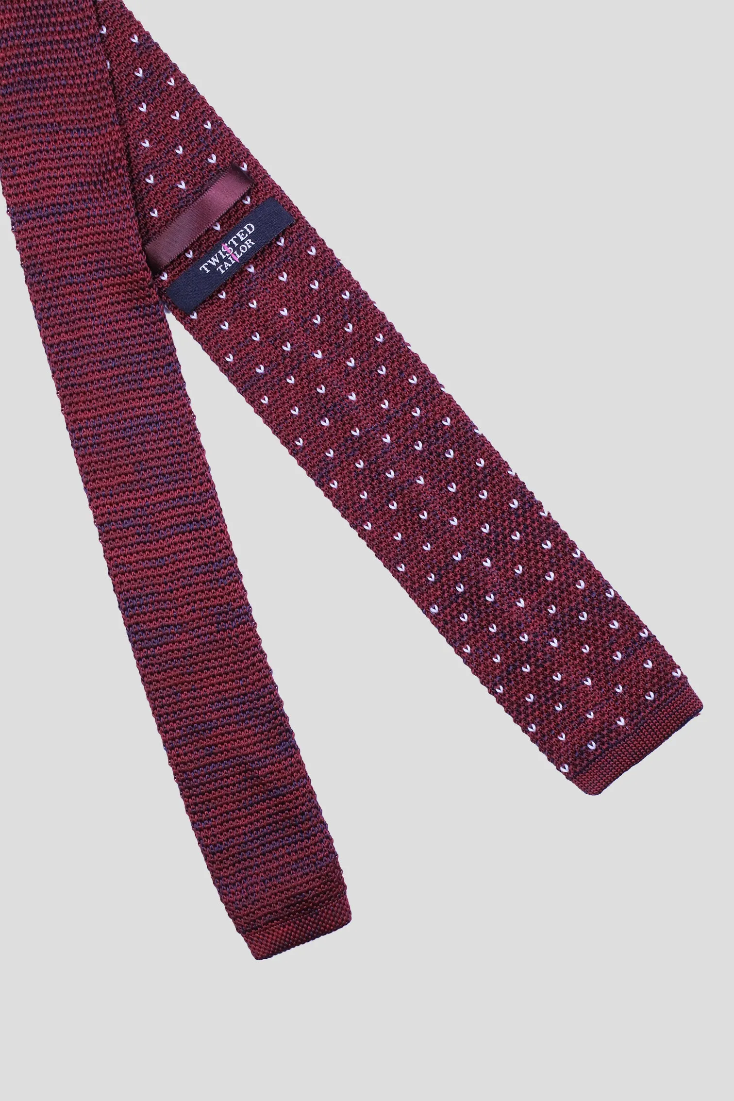 Jagger Tie Burgundy Spot