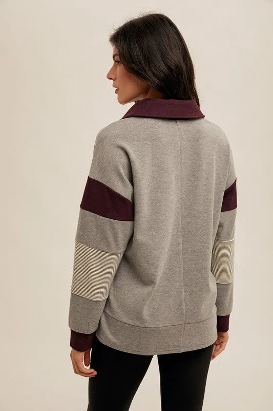 Jersey Striped Pullovers - 2 Colors!