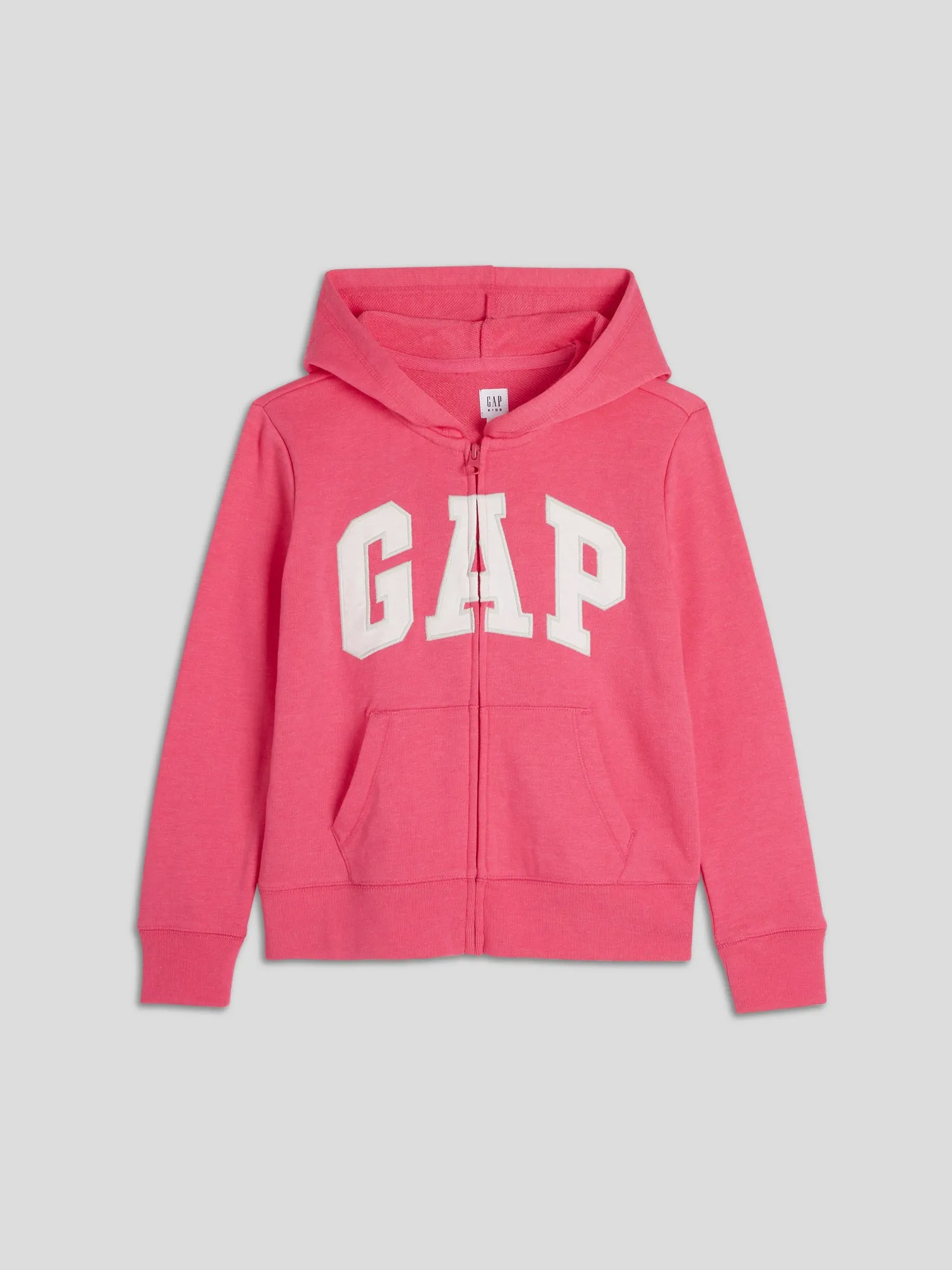 Kids Gap Logo Zip Hoodie in French Terry