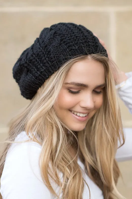 Knit Slouchy Beret