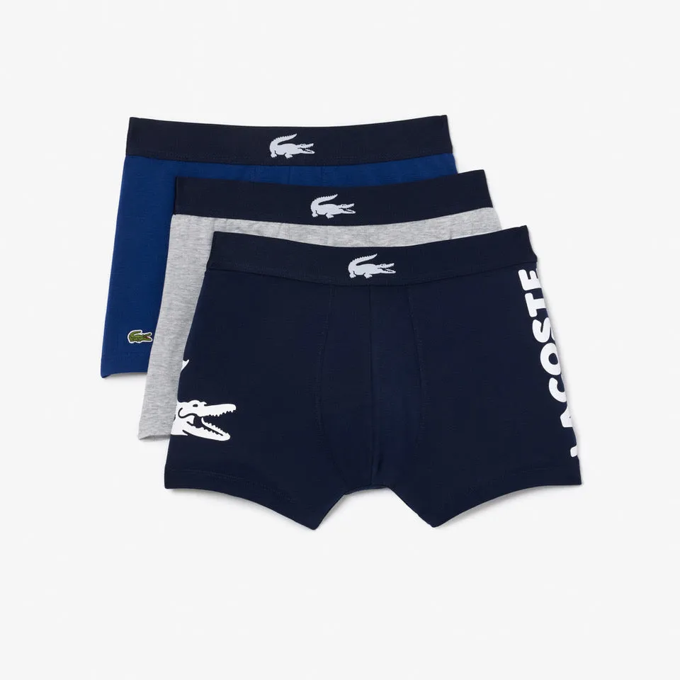 Lacoste 3 Pack Assorted Trunks