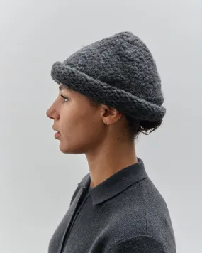 Lauren Manoogian Handknit Purl Roll Hat, Ink