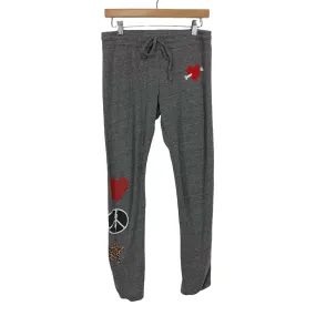 Lauren Moshi Grey Joggers- Size M (print sold out online, Inseam 28")