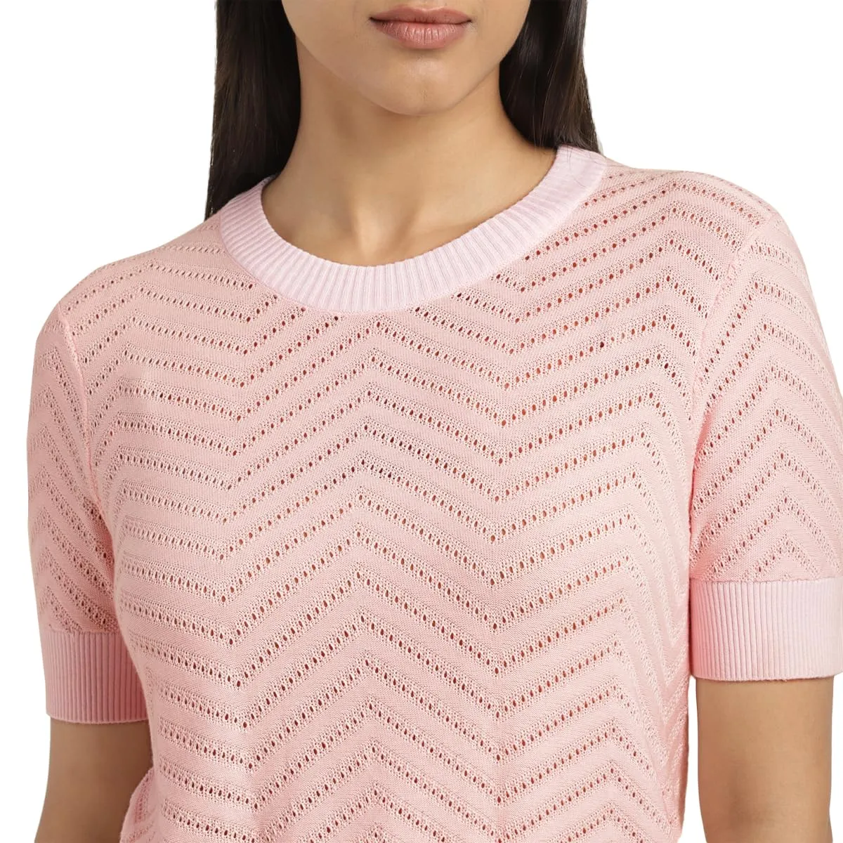 Levi's Women's Cotton Blend Modern Sweater (Pink)