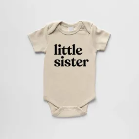 Little Sister Onesie - Cream