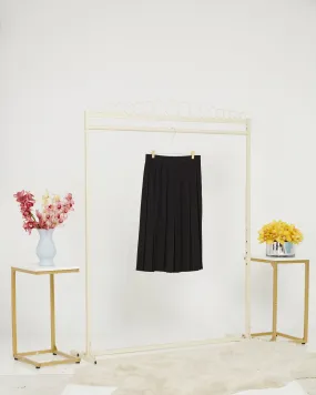 Lory Box Pleated A-Line Flared Skirt