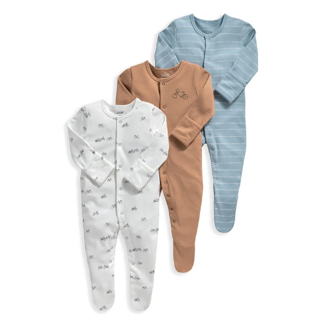 Mamas and Papas Bike Onesies - 3 Pack