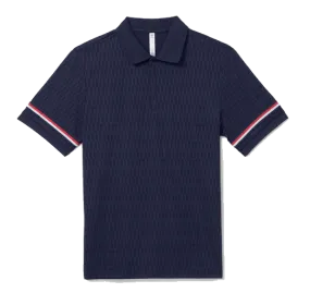 Mens Fila Essentials Heritage Jacquard Polo