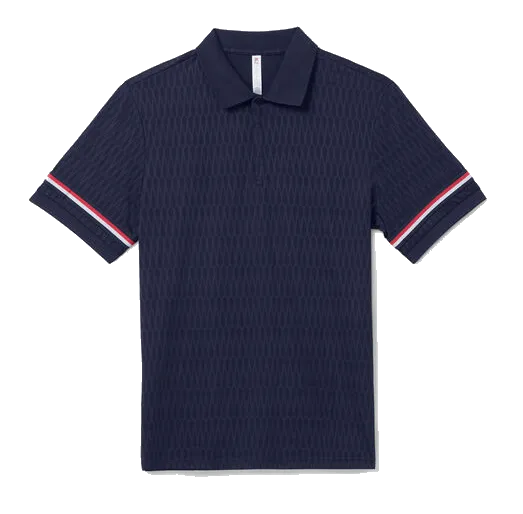 Mens Fila Essentials Heritage Jacquard Polo