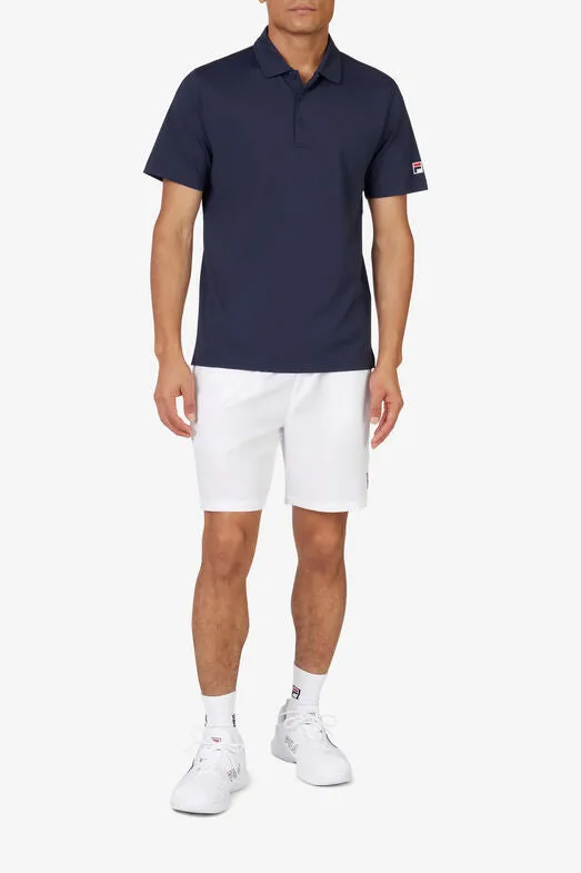 Mens Fila Essentials Pique Polo (Navy)