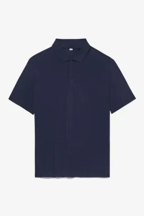 Mens Fila Essentials Pique Polo (Navy)