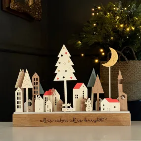 Modo Winter Village Wooden Advent Calendar