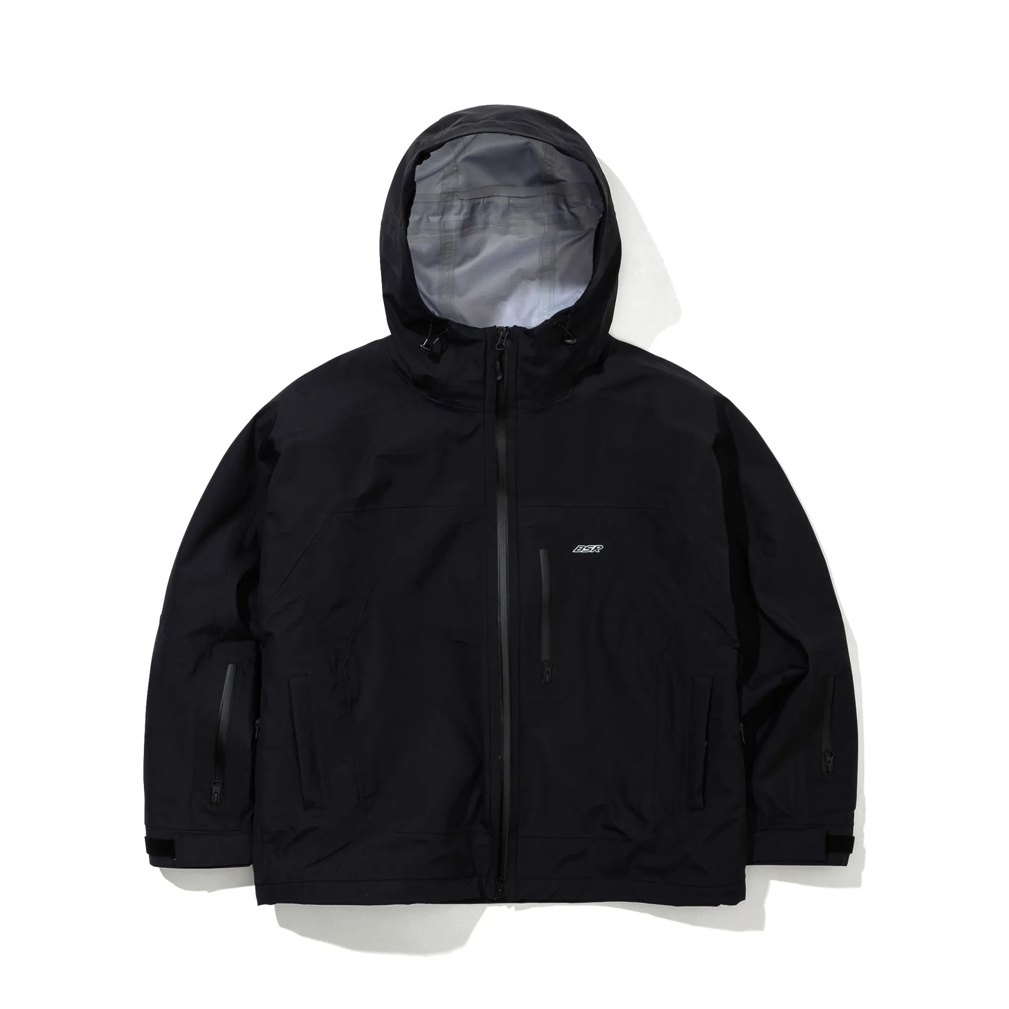 MOUNTAIN HOODED 3L SEAM SEALING JACKET BLACK