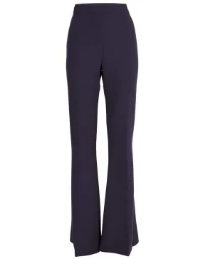 Navy Halluana Flared Leg Pant