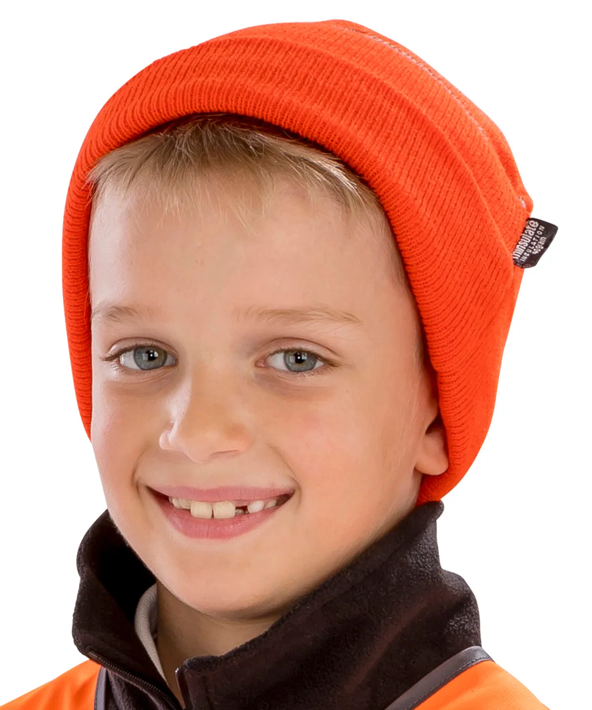 Navy - Junior woolly ski hat with Thinsulate™