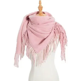 Neck Gaiter Tassel Scarf