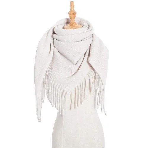 Neck Gaiter Tassel Scarf