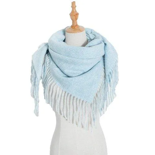 Neck Gaiter Tassel Scarf