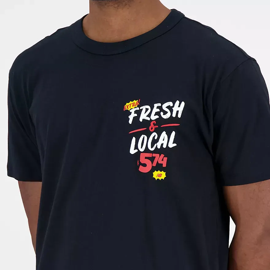 NEW BALANCE ESS REIMAGINED GRAPHIC COTTON JSY SS TEE