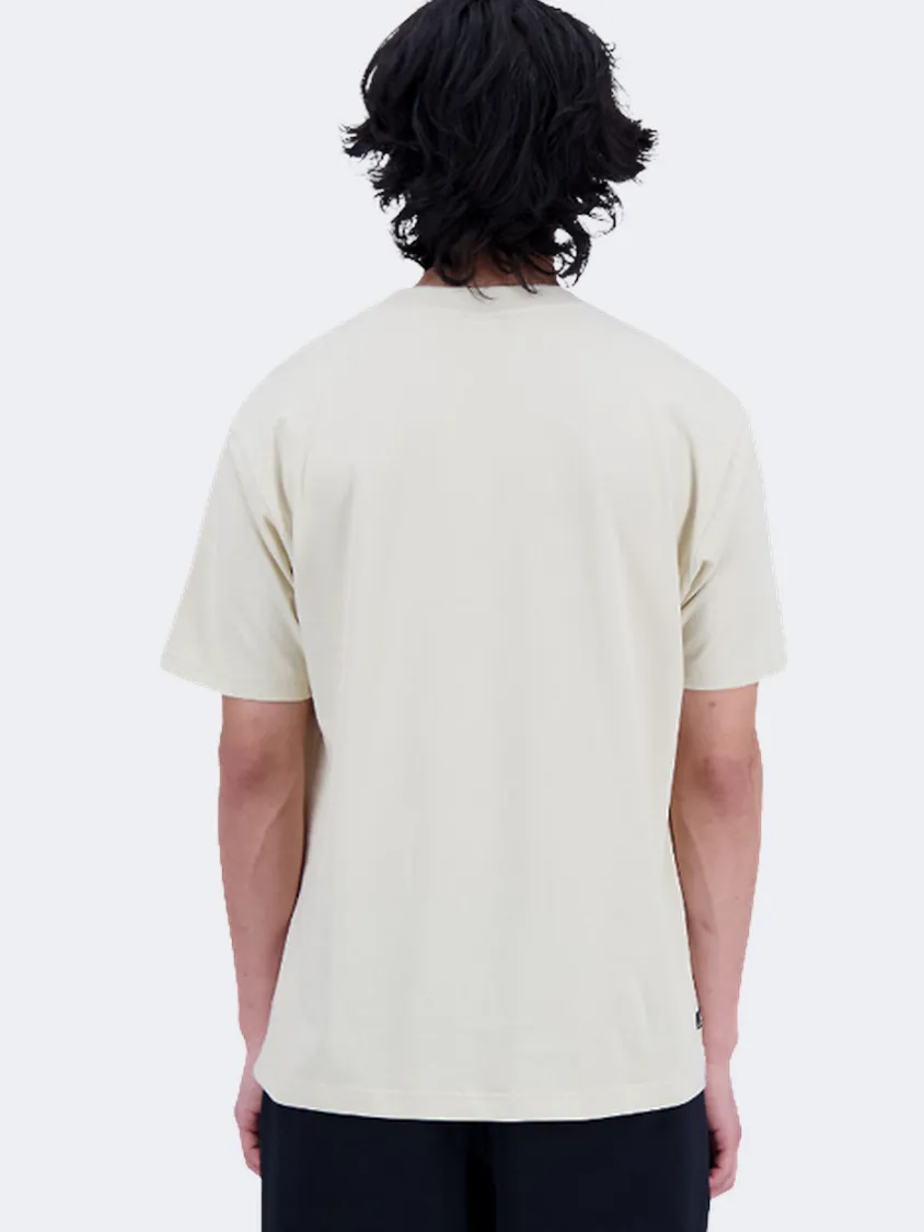 New Balance Essentials Cafe Men Lifestyle T-Shirt Bone