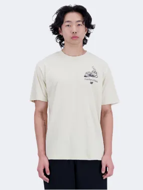 New Balance Essentials Cafe Men Lifestyle T-Shirt Bone