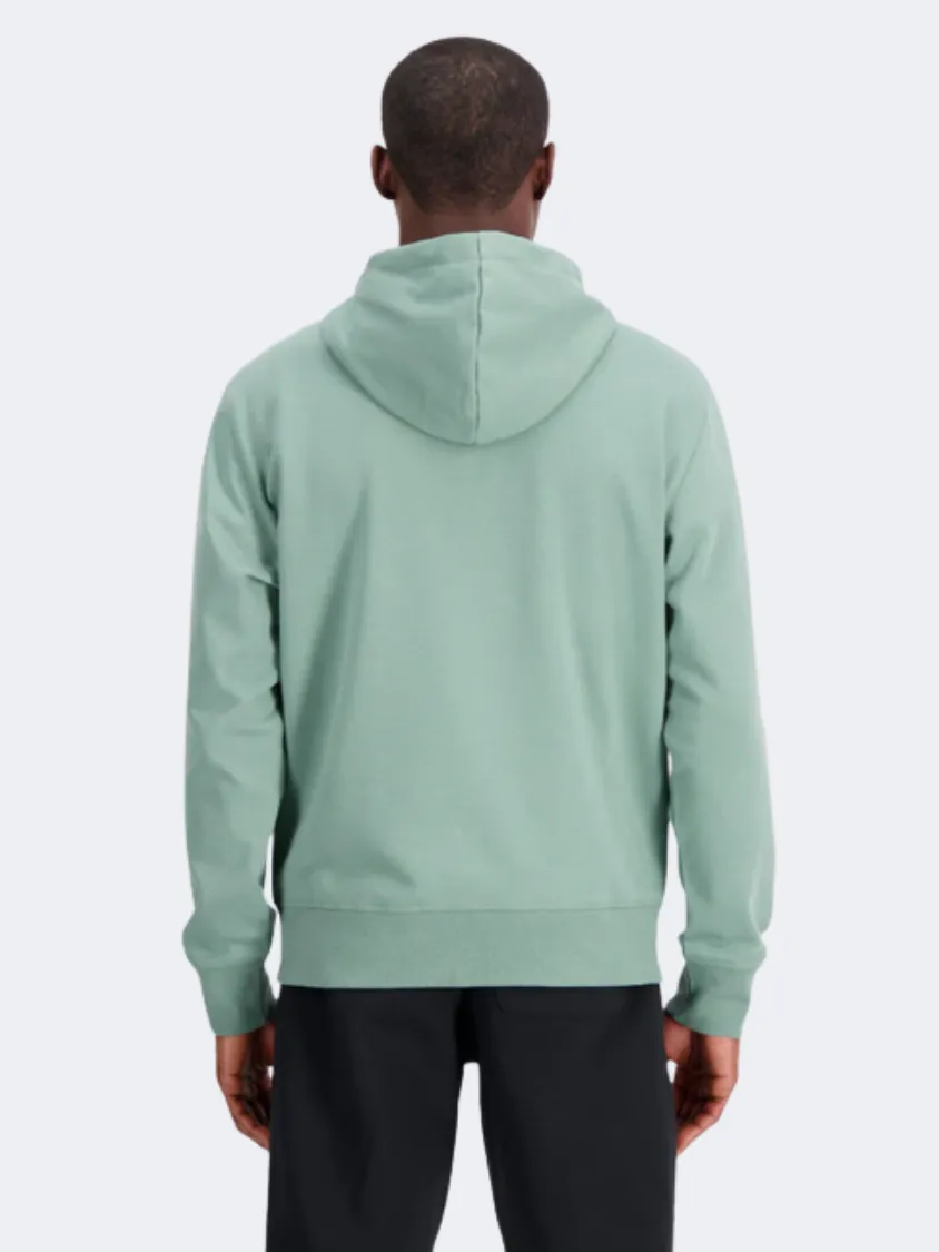 New Balance Essentials Stacked Logo Men Lifestyle Hoody Dark Juniper