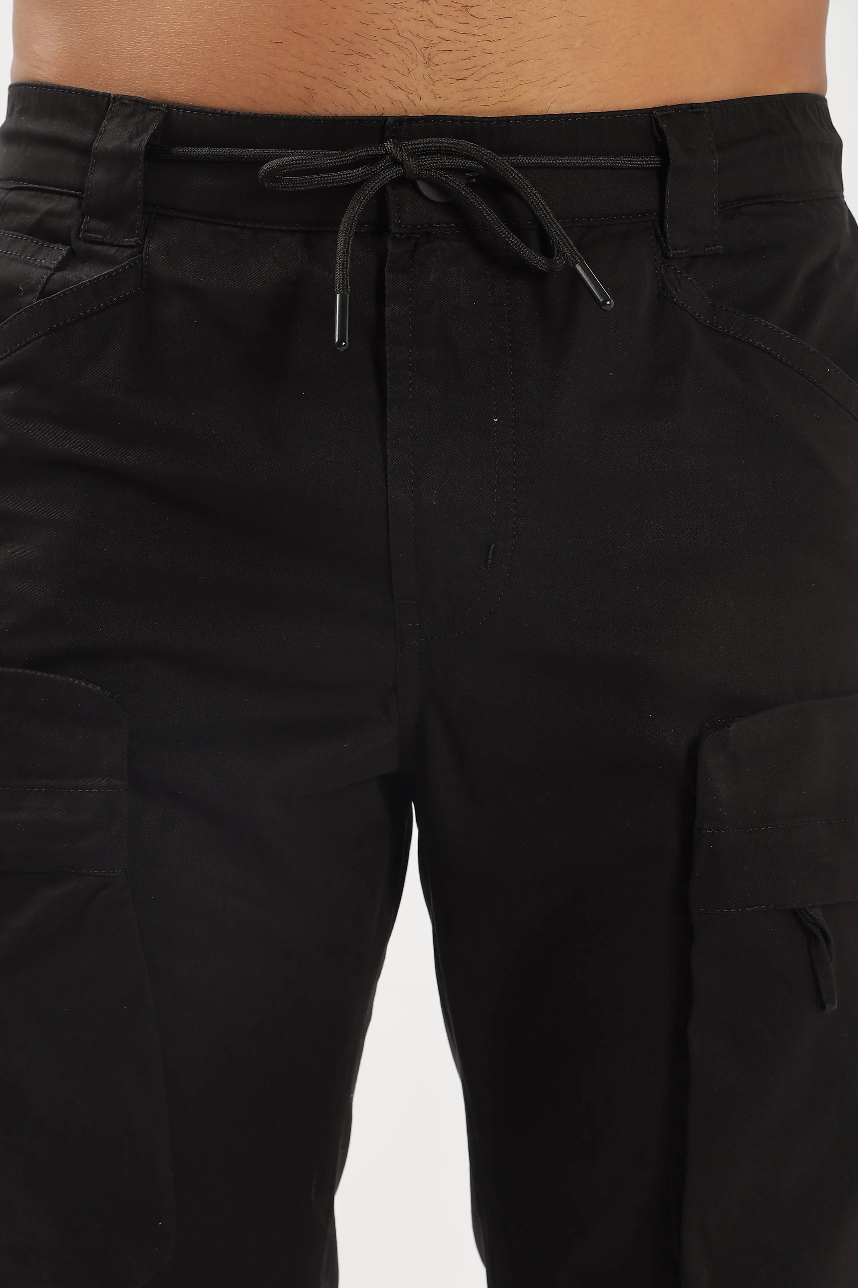 NEW BLACK CARGO PANTS